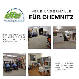 Ein Meilenstein: Die neue Lagerhalle der DLU Chemnitz